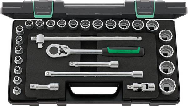Stahlwille 50/22/6 KN Bit set 1/2" (12.5 mm) 96031407