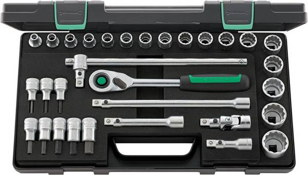 Stahlwille 50/54/25/6QR KN Bit set 1/2" (12.5 mm) 96031440