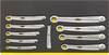 Stahlwille 96830130 TCS WT 240/10 Ratcheting box wrench set Spanner size (metric) 8 - 19 mm