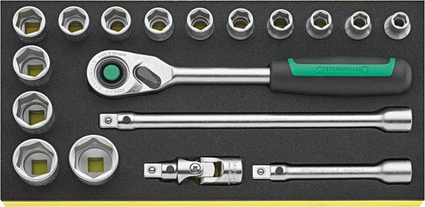 Stahlwille TCS 1/2 ZOLL 52/14/4 QR Bit set 96830352