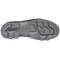 The sole of a boot with robust, non-slip tread in grey, suitable for various terrains and weather conditions.