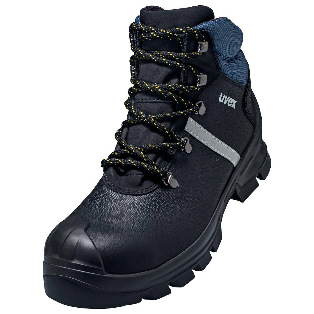 Uvex 6512346 Safety work boots S3 Shoe size (EU): 46 Black, Blue 1 Pair ...