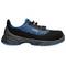 Black and blue work shoe with non-slip sole, laces, and 'U-Power' printed on the side. Suitable for industrial environments.