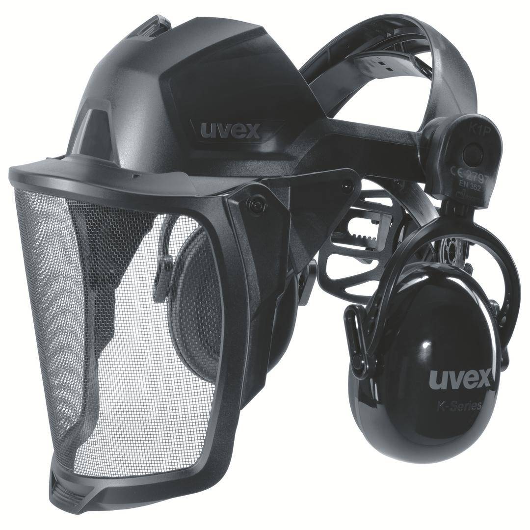 uvex pheos faceguard 9790215 Mesh visor Black | Conrad.com