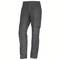 Grey work trousers with multiple pockets, side cargo pocket, and straight cut. Suitable for use in work environments.