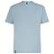 Light blue short-sleeved T-shirt with a simple design, set against a white background.