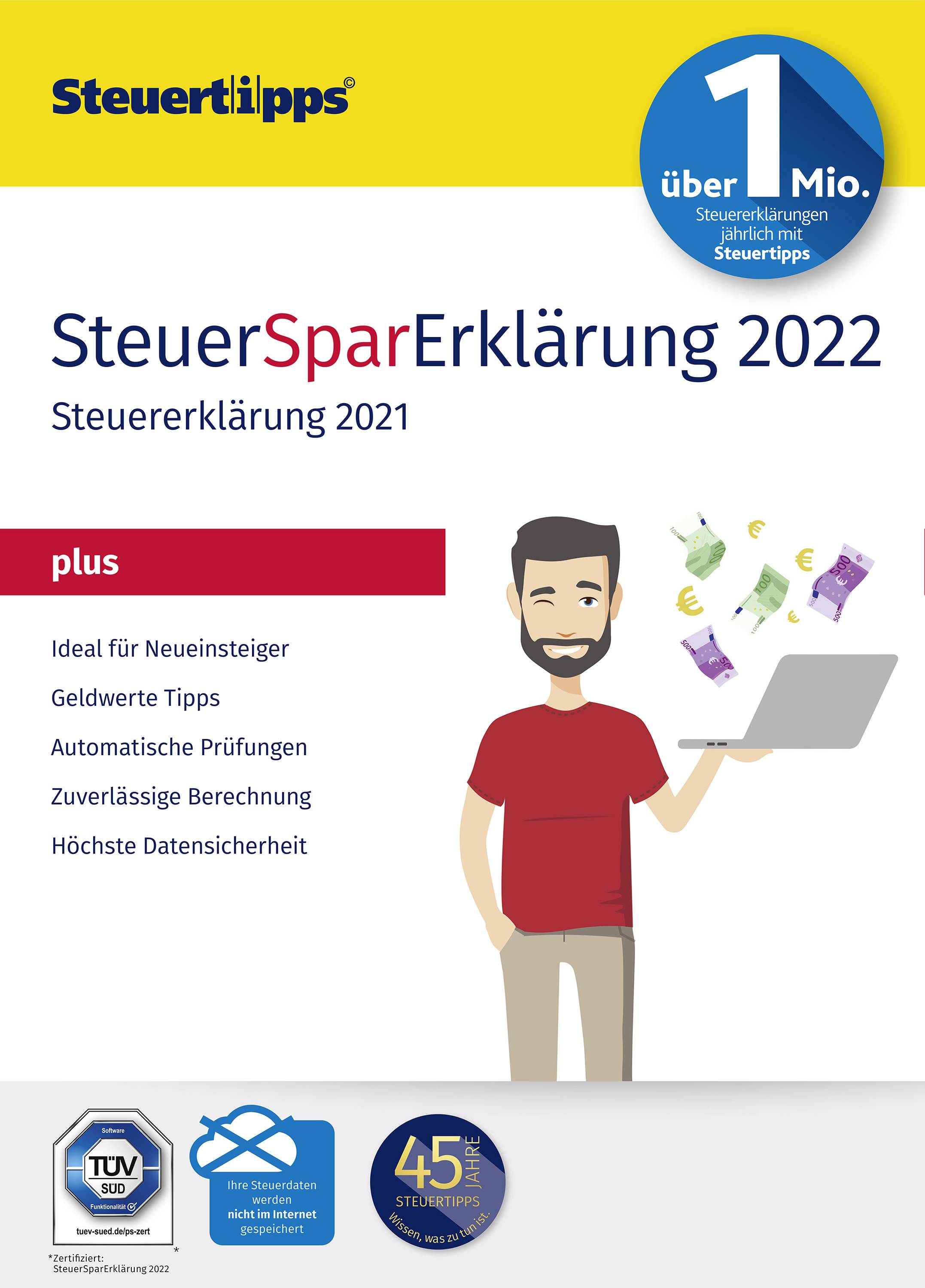 Akademische Arbeitsgemeinschaft SteuerSparErklärung Plus 2022 1year