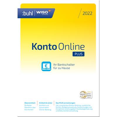 WISO Konto Online Plus 2022 Full version, 1 licence Windows Finance & Accounting