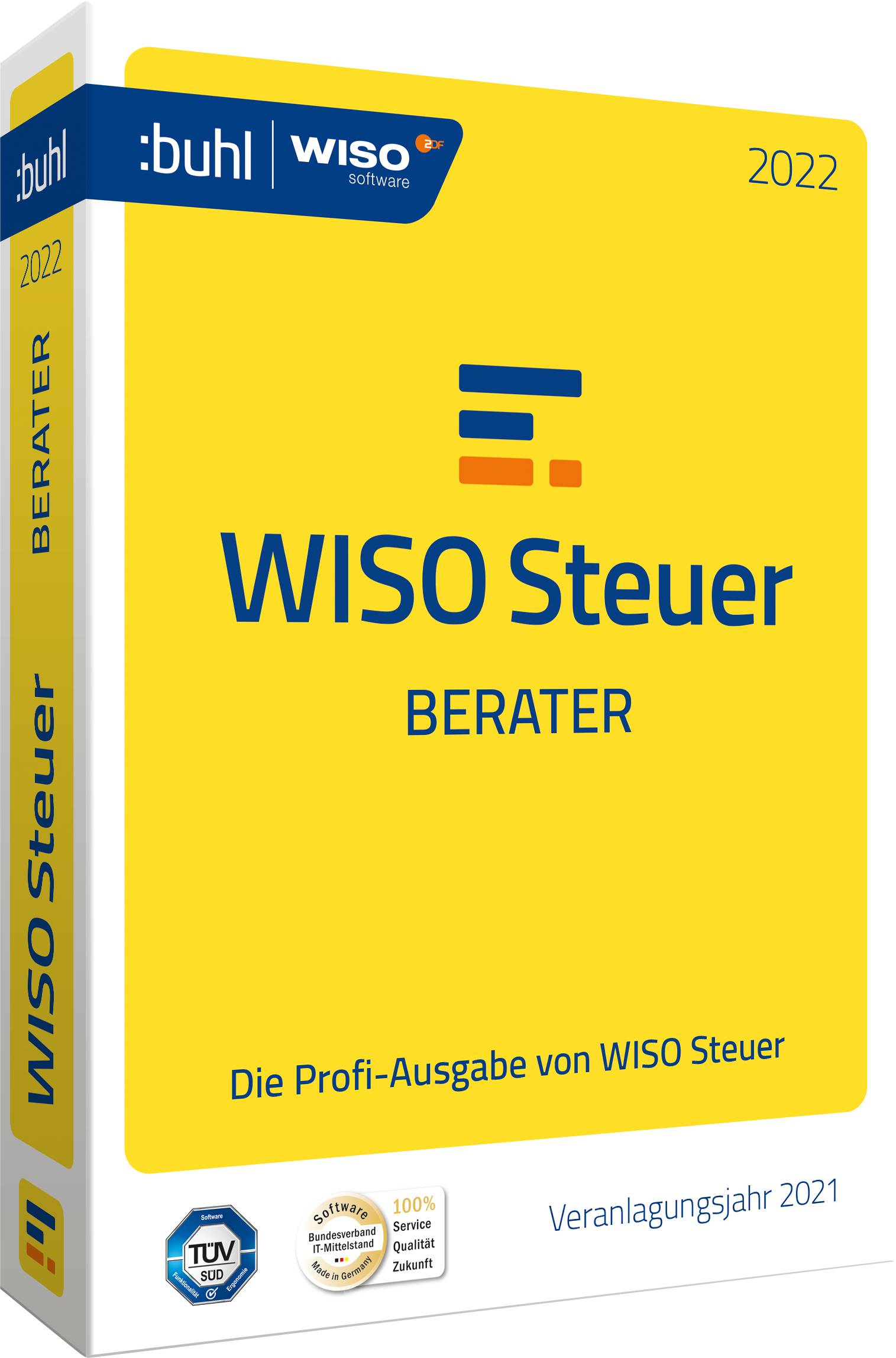 WISO Steuer-Berater 2022 - Handel Full version, 1 licence Windows Control-1