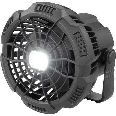'Portable LED spotlight with a robust casing and handle, providing bright illumination in dark environments.'