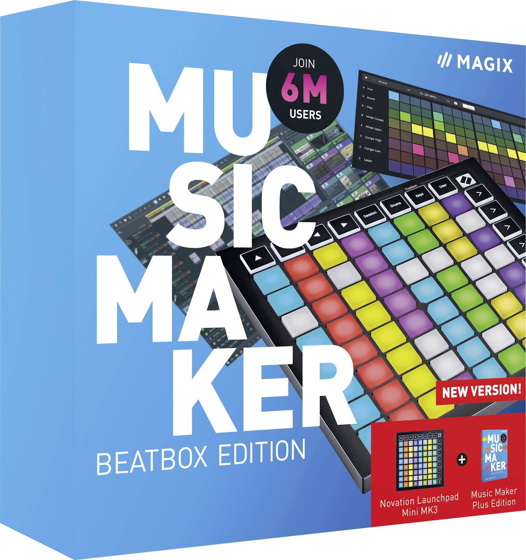 Magix Music Maker Beat Box 2022 Full version, 1 licence Windows Music