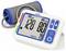Digital blood pressure monitor displaying '128 SYS mmHg' and '80 DIA mmHg' with a pulse rate of '79/min'.