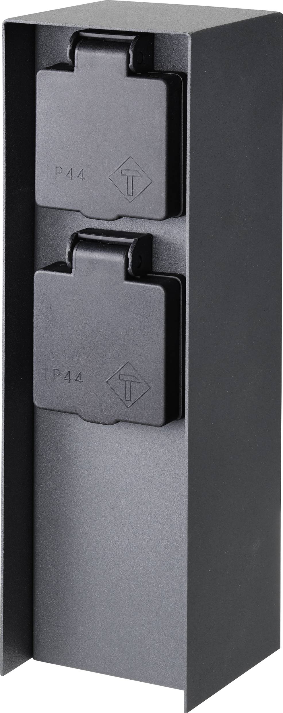 Sygonix SY-4979750 Weatherproof power strip Anthracite-0