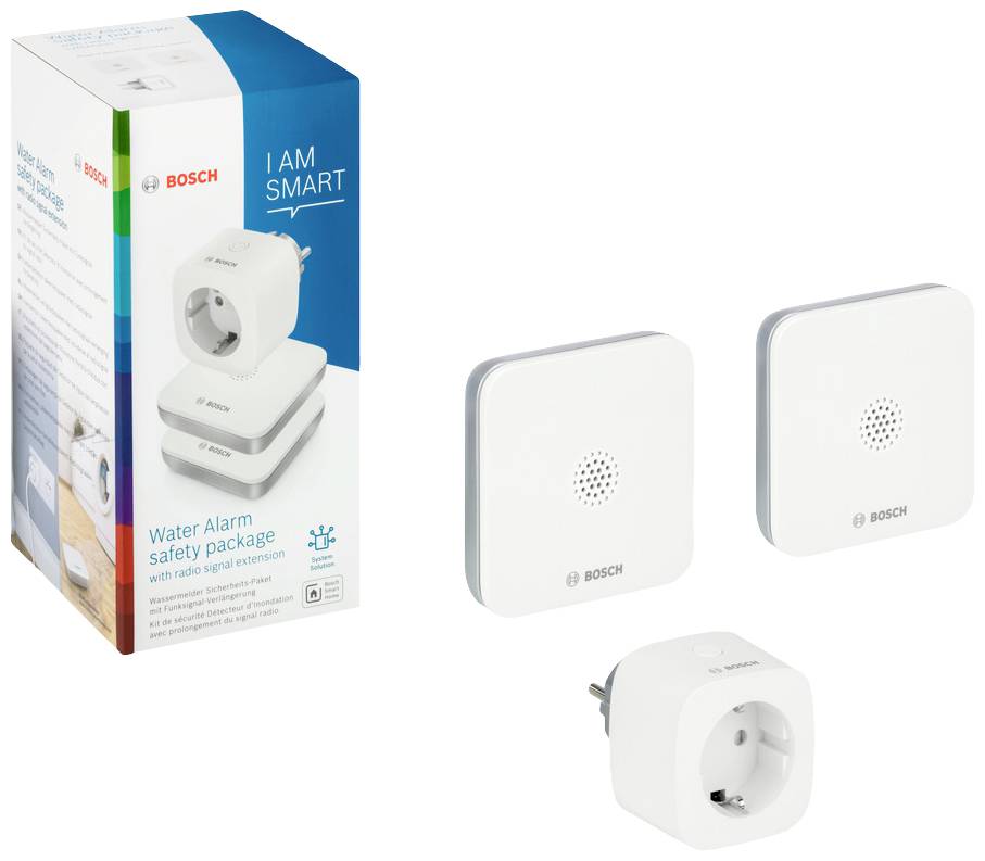 Wassermelder Sicherheits-Paket Bosch Smart Home In-line socket, Wireless water leak detector, Water leak detector starte-2