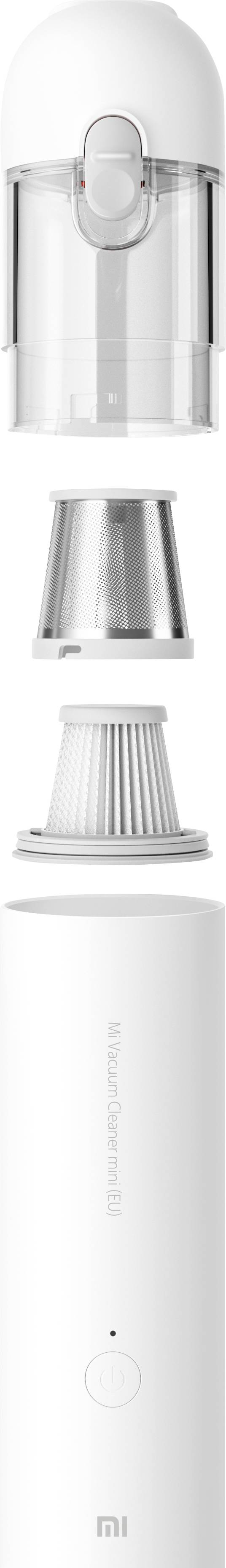 An electric cleaning device with removable parts, including a brush head, filter, and tank. Ideal for cleaning surfaces.