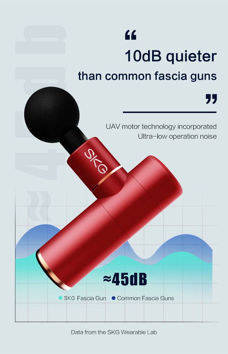 SKG F3-EN-RED Massage gun Red-4