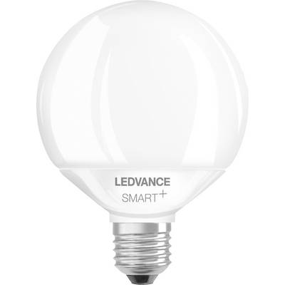 A round LED light bulb with the inscription 'LEDVANCE SMART+'.