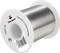 Solder tin reel with the inscription 'Toolcraft', article number 2490631. Reel is silver and suitable for soldering electronic components.