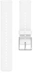 polar Silicone wristband 20 mm M/L white