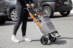 Shopping trolley 45 + 13 L, air tires