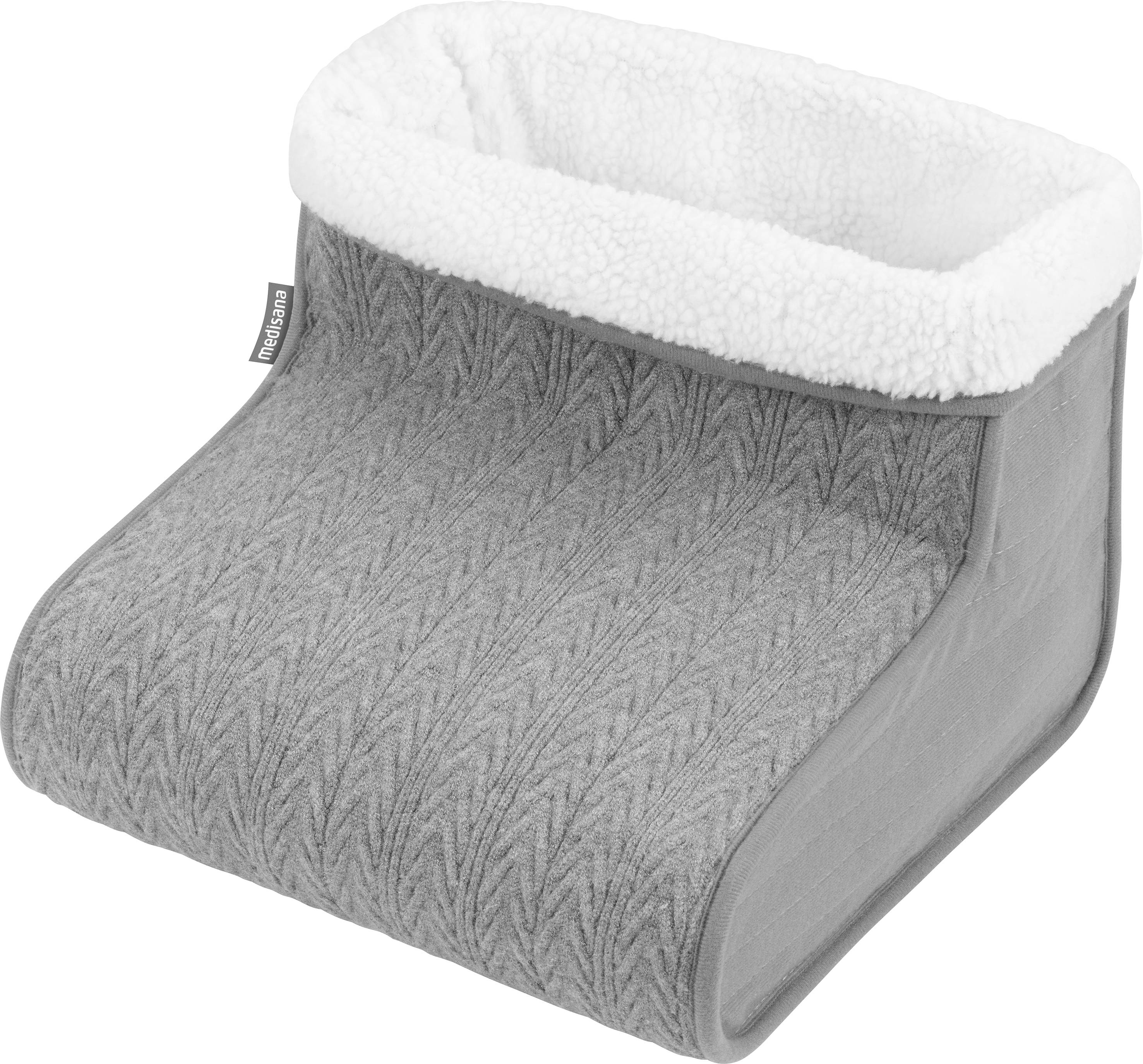 Grey, soft cushion in a triangular shape with white, fluffy inner lining, possibly designed for pets.