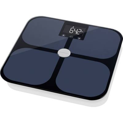 Medisana BS 650 WiFi Smart bathroom scales Weight range=150 kg Black Incl. Bluetooth