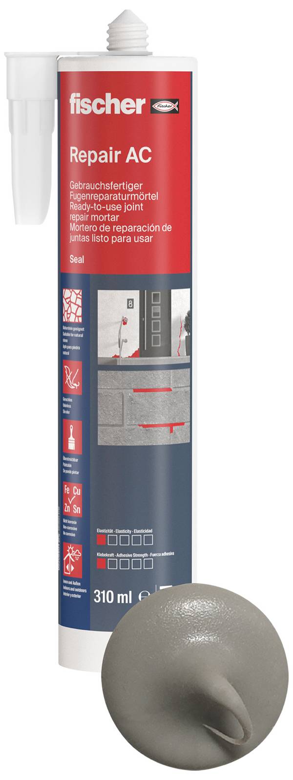 Fischer Patch repair mortar DEC 310 ZGR 534474 310 ml