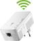 A white Wi-Fi extender with a LAN port and green Wi-Fi symbols, designed to increase network range and signal strength.