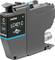 Grey Brother LC421C ink cartridge, viewed from the side, printed with a blue band and 'innobella' logo.