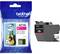 'Brother LC421XL M Magenta' ink cartridge in a black plastic casing beside its packaging. Compatible with DCP-J1050DW, DCP-J1140DW, MFC-J1010DW.