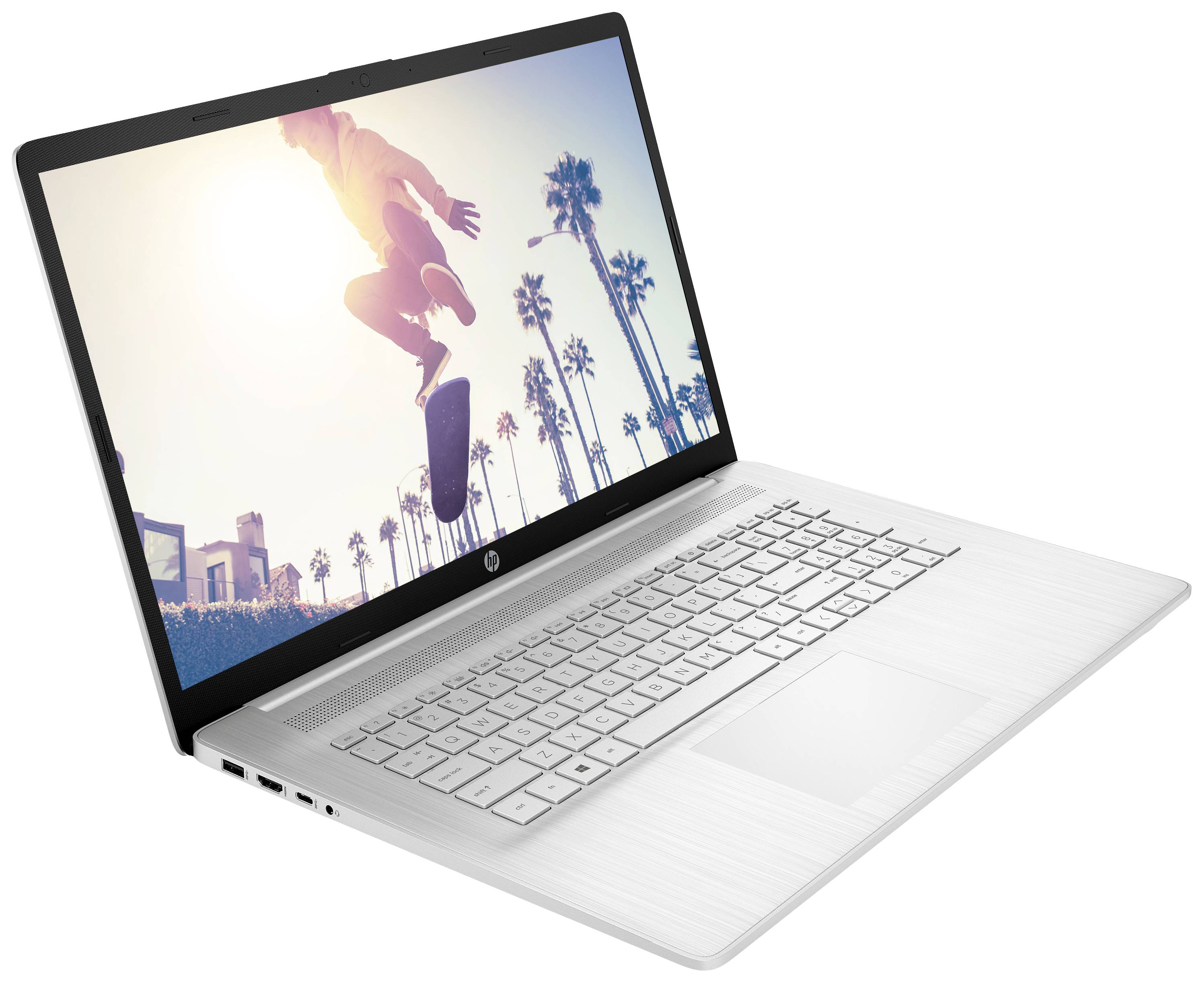 HP Laptop 17-cn1456ng 43.9 cm (17.3 inch) Full HD Intel® Core™ i5 i5-1155G7 16 GB RAM 512 GB SSD German, QWERTZ Silver 6-1