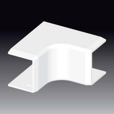 A white, rectangular plastic component with a curved central strut, shown against a dark background.