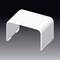 White, curved cover or cover cap against a dark background, potentially for technical or structural applications.