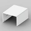 KOPOS 8652_HB Connector piece Connector element (W x H) 60 mm x 40 mm 1 pc(s) White