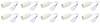 Sygonix SY-4995234 Bulb holder E14 10-piece set 230 V 500 W + clip terminal