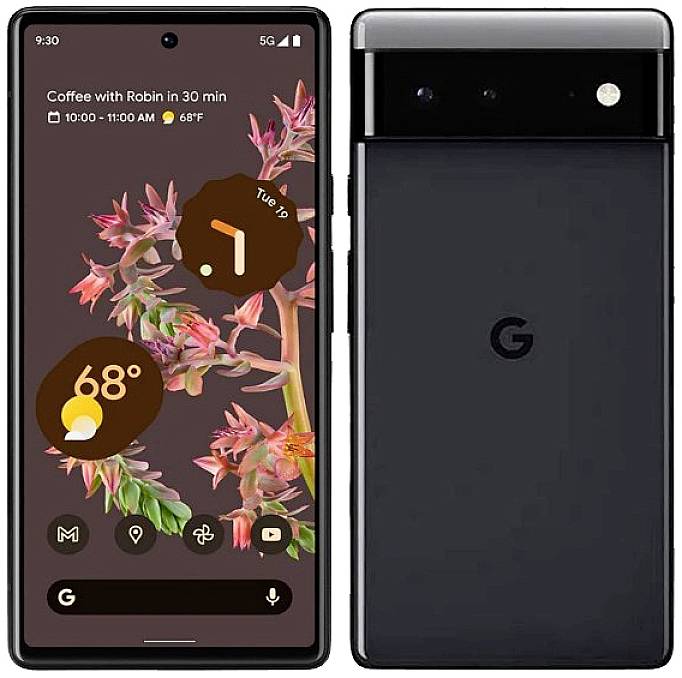 Google Pixel 6 Smartphone 128 GB 16.3 cm (6.4 inch) Black Android ...