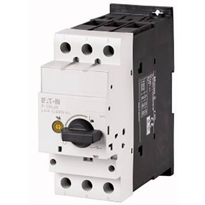 A three-phase motor protection switch by Eaton, model P1-25, for safeguarding and controlling electric motors.