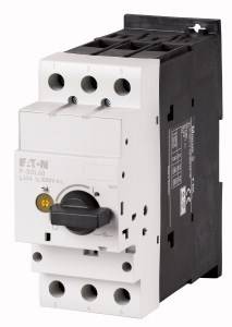 A three-pole load disconnector from Eaton, Model P-SOL40, for safe disconnection of electrical circuits, suitable for solar applications.