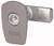 Lock with rectangular handle and embossed brand name 'Eaton'. Suitable for securing doors or cabinets.