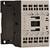 A black electrical contactor with multiple contacts on the front, suitable for control applications in control panels.