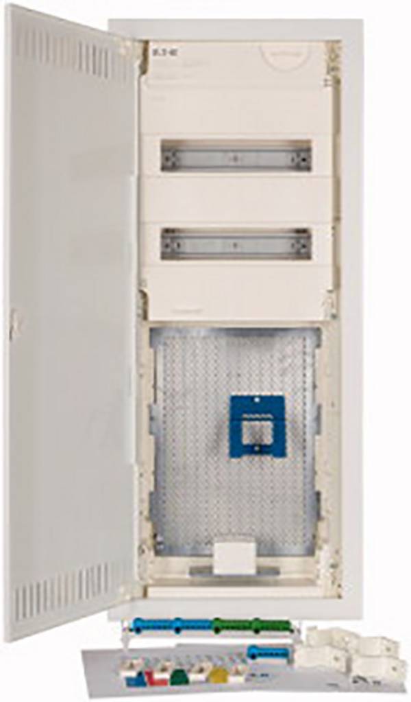 Eaton 302426 KLV-60UPP-HY24-F Distribution board Flush mount No. of partitions = 12 No. of rows = 5
