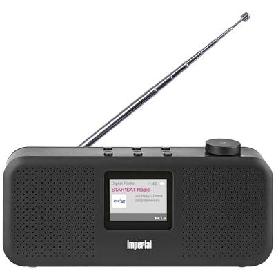 Image of Imperial DABMAN 16 Desk radio DAB+, FM AUX Alarm clock Black