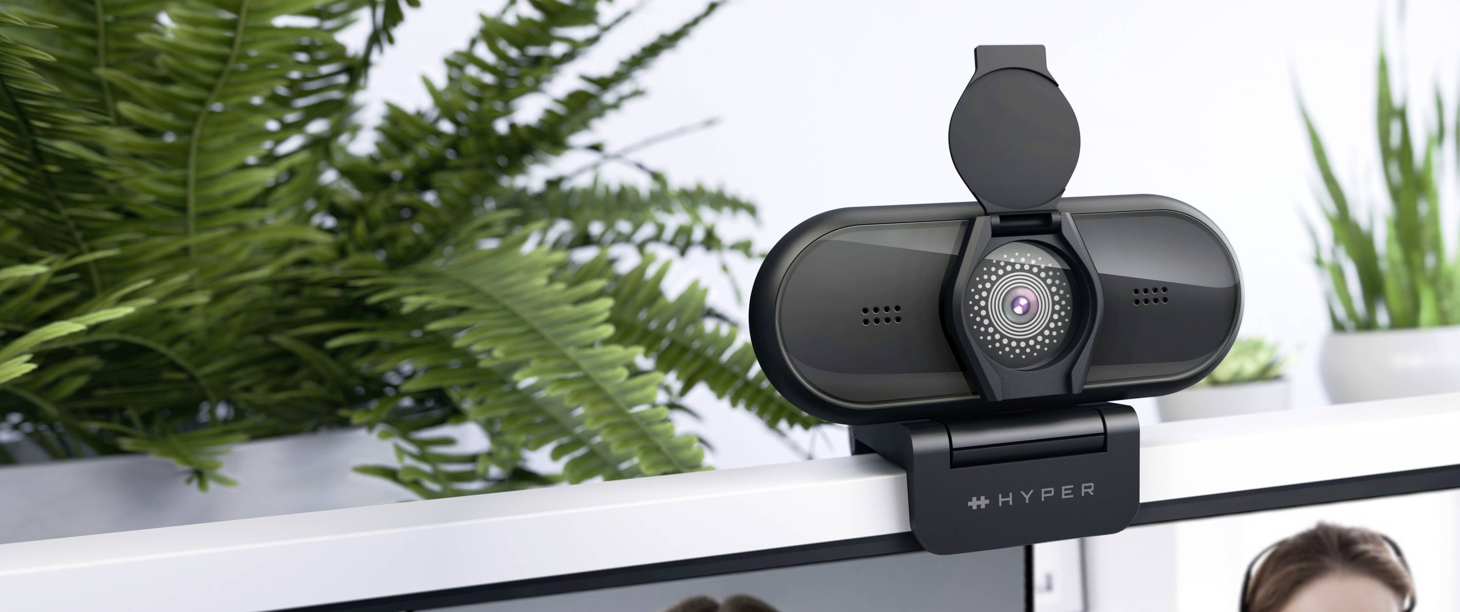 HYPER HC437 Full HD webcam 1920 x 1080 Pixel Clip mount-4