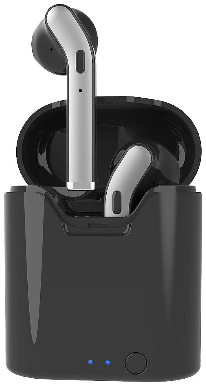 Monacor TWS-DIMA/SW In-ear headphones Bluetooth® (1075101) Black-2