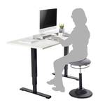 Office stool, height-adjustable