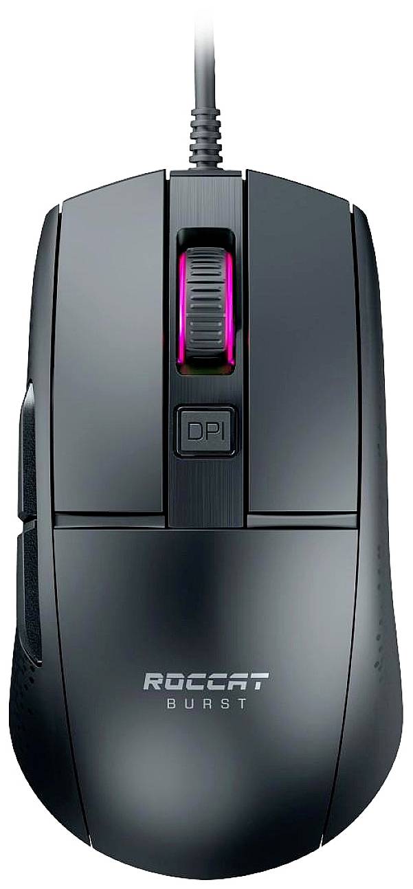 Roccat Burst Core Gaming mouse USB Optical Black 6 Buttons 8500 dpi Backlit-0