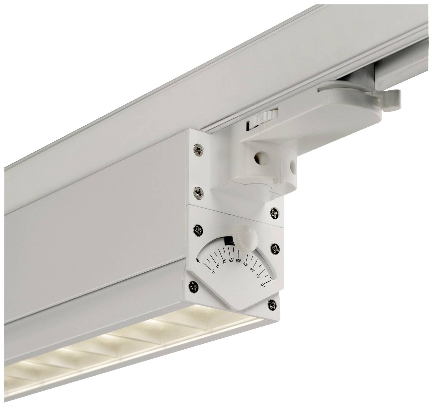 Ceiling light with adjustable switch and brightness indicator. The light is designed in a modern, minimalist style.