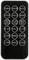 Black remote control with buttons for 'Power', 'Function', 'Mute', volume, playback, stop, time settings and more.
