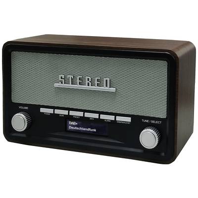 UNIVERSUM DR 350-21 Desk radio DAB+, FM AUX, Bluetooth  Alarm clock Brown