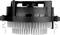 A black computer fan with silver cooling fins, viewed from the side.